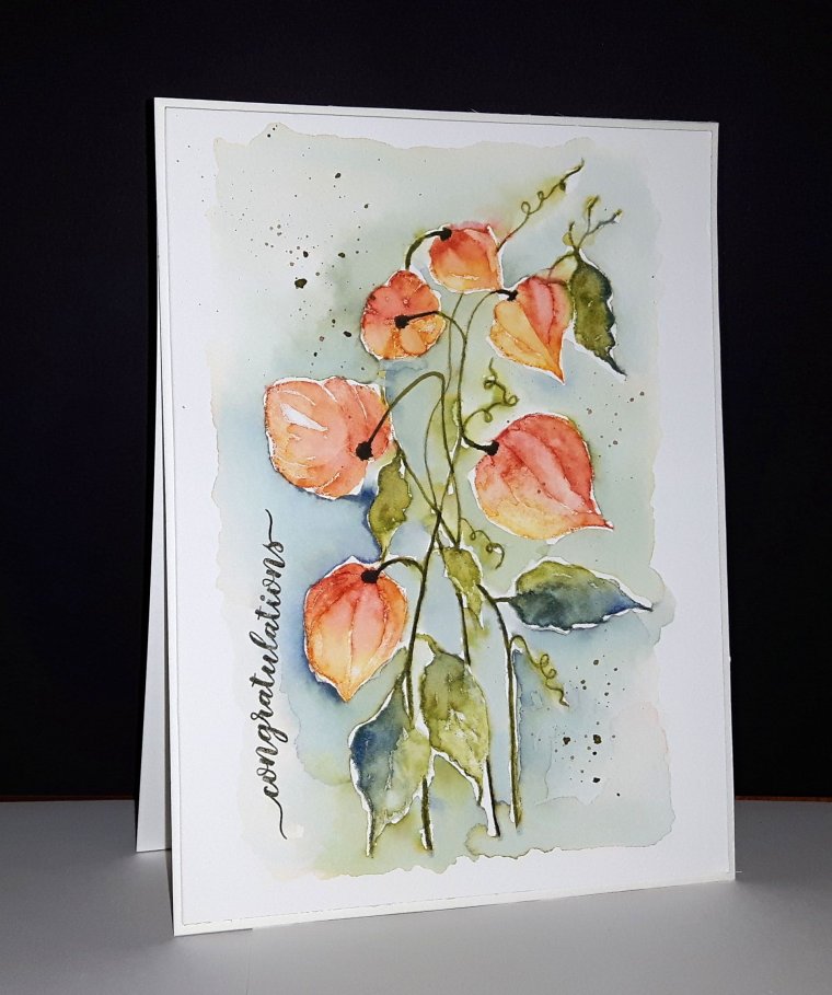 Акварельные открыточки