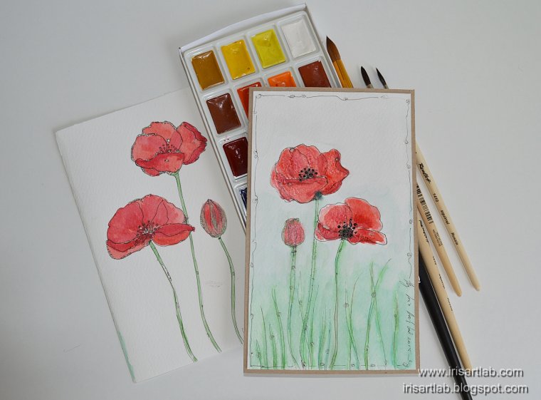 Мастер классы по рисованию открыток акварелью