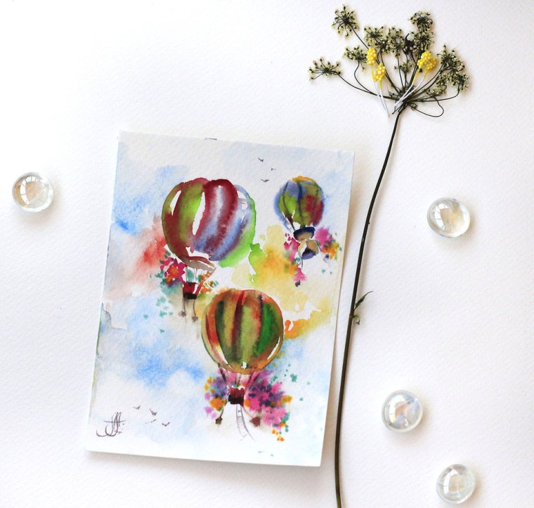 Акварелью для скетчбука