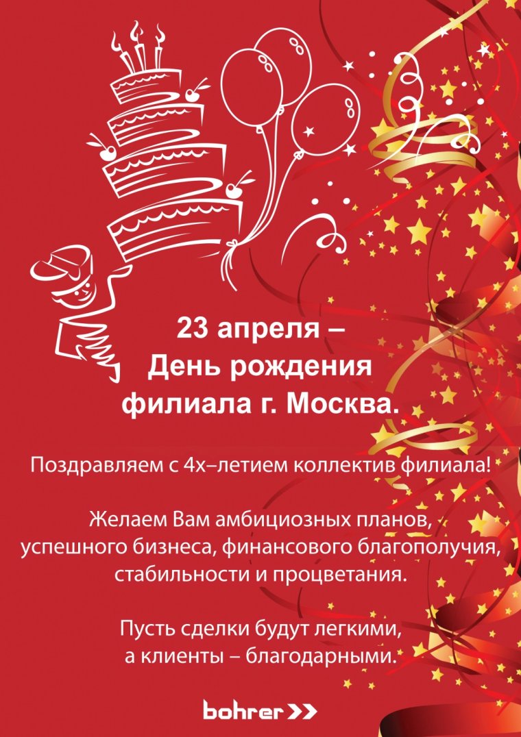 Поздравления с днем рождения начальн