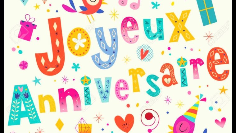 Французские открытки с днем рождения