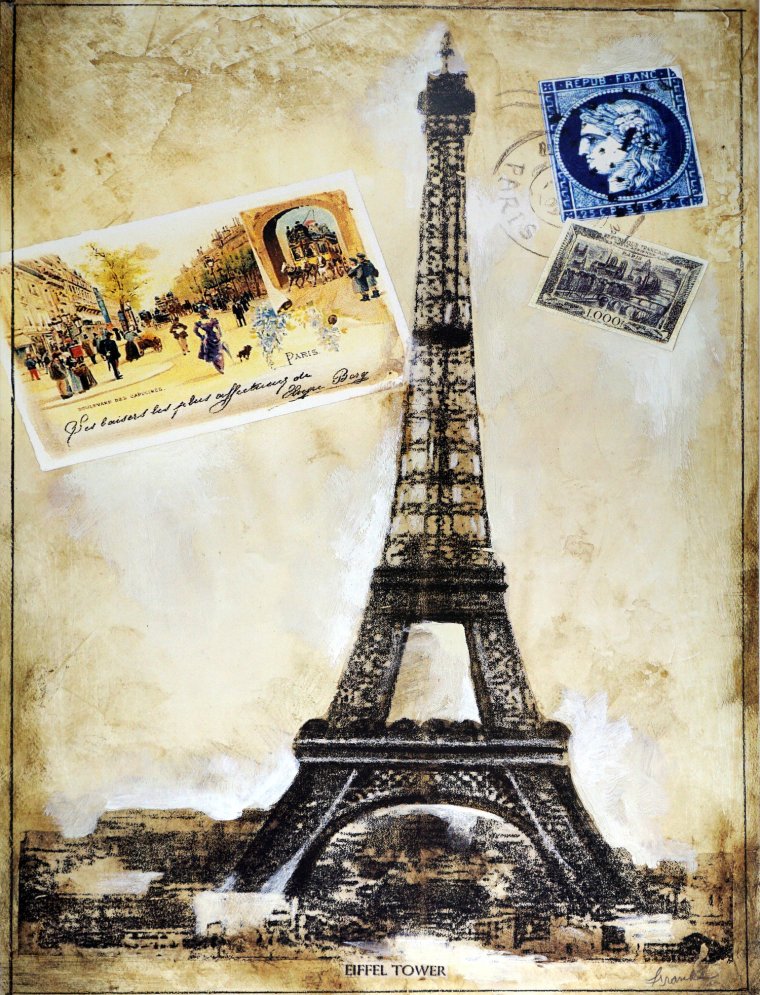 Открытка по французскому языку