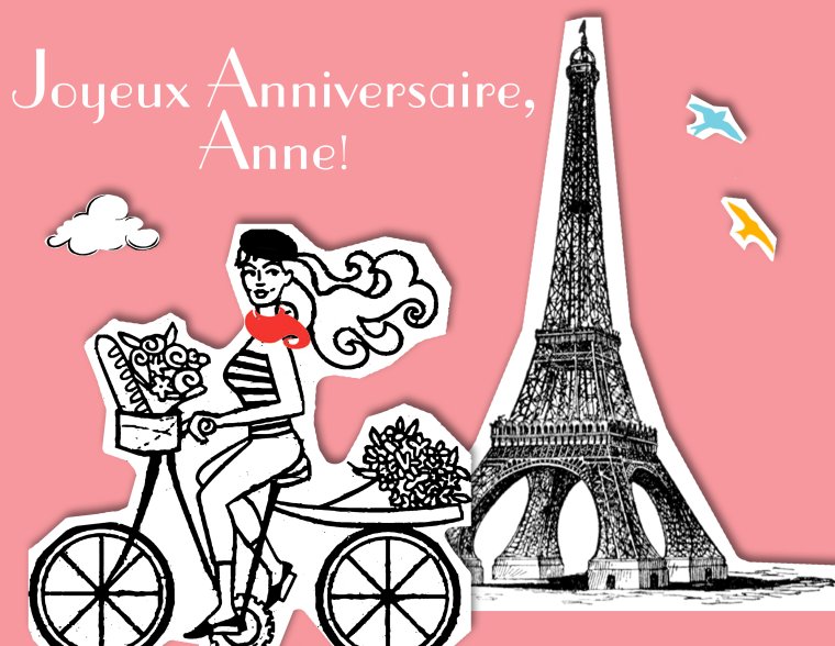 Joyeux anniversaire Париж