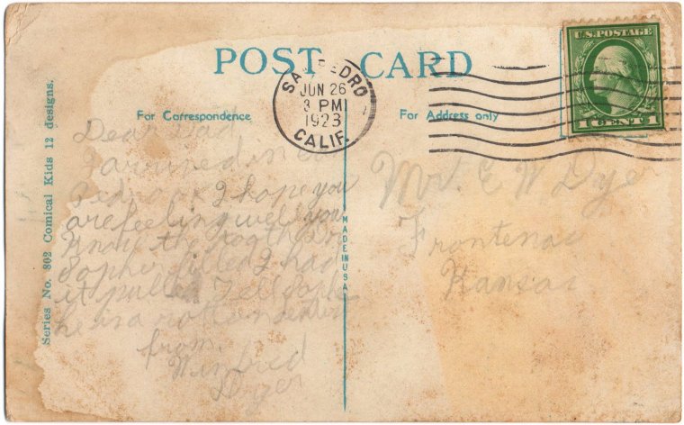 Печать почтовых открыток