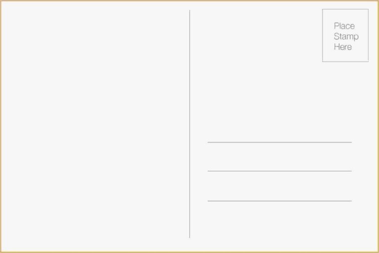 Обратная сторона открытки а6