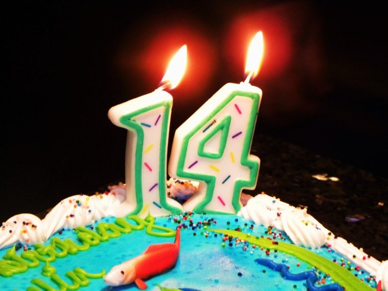 С днём рождения 14 летием