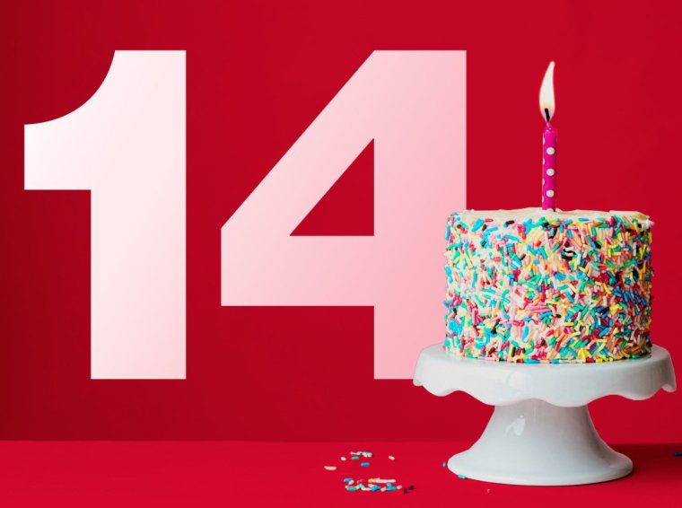 Торт на 14 лет девочке