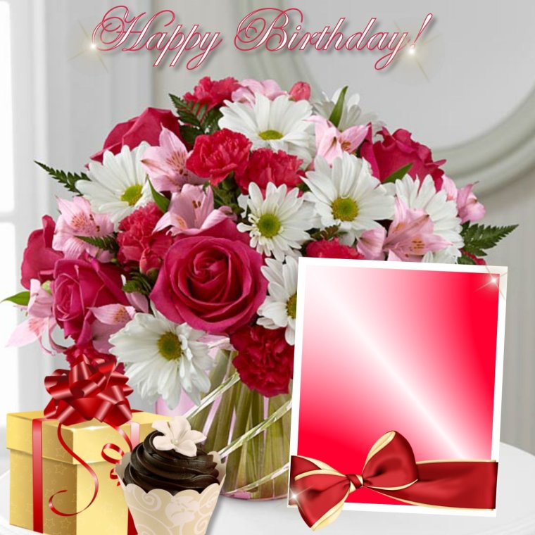 Самые красивые мерцающие открытки с днем рождения