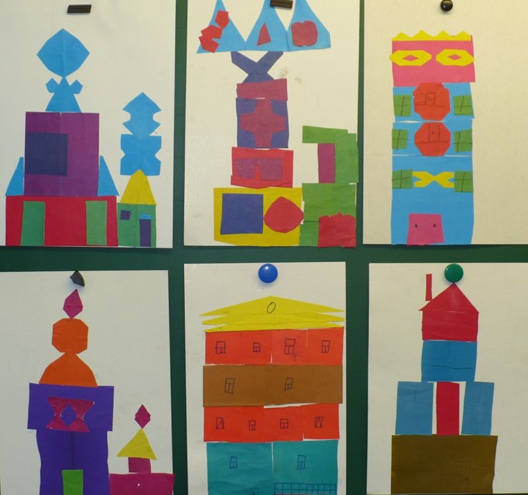 Рыбка из геометрических фигур