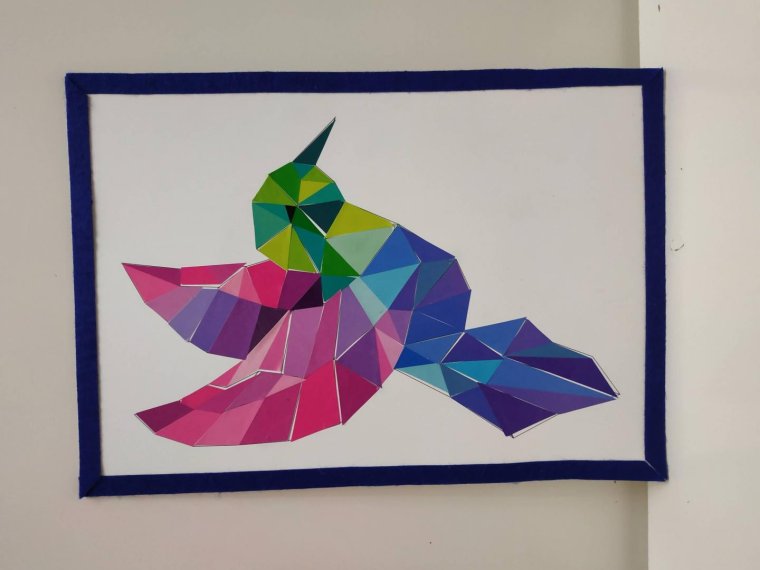 Панно из геометрических фигур