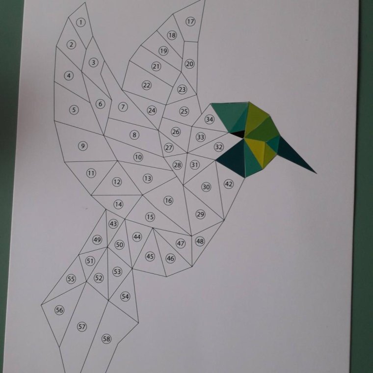 Аппликация танграм