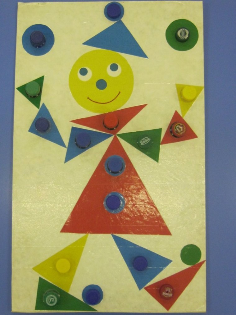 Панно из геометрических фигур