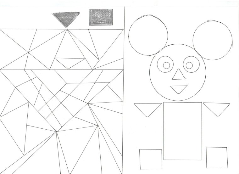 Рисунок из геометрических фигур