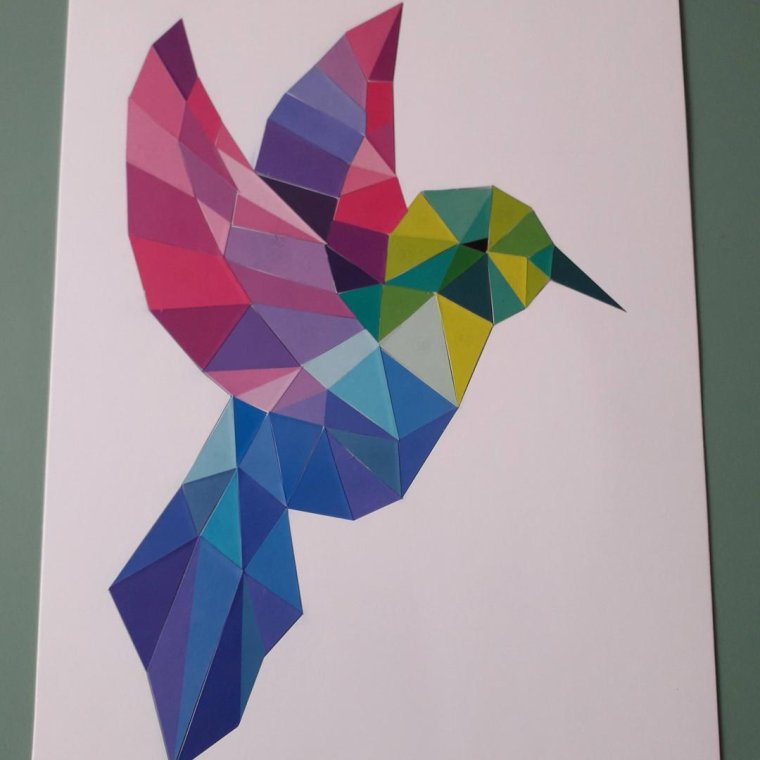 Панно из геометрических фигур