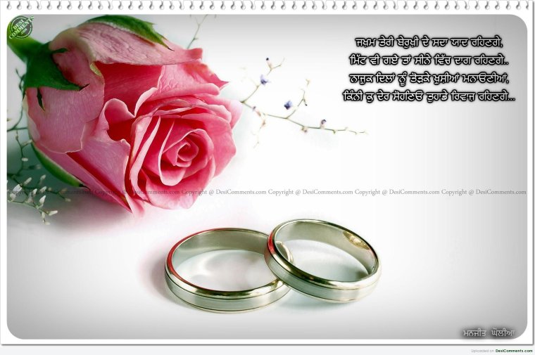 Нежные пожелания на свадьбу