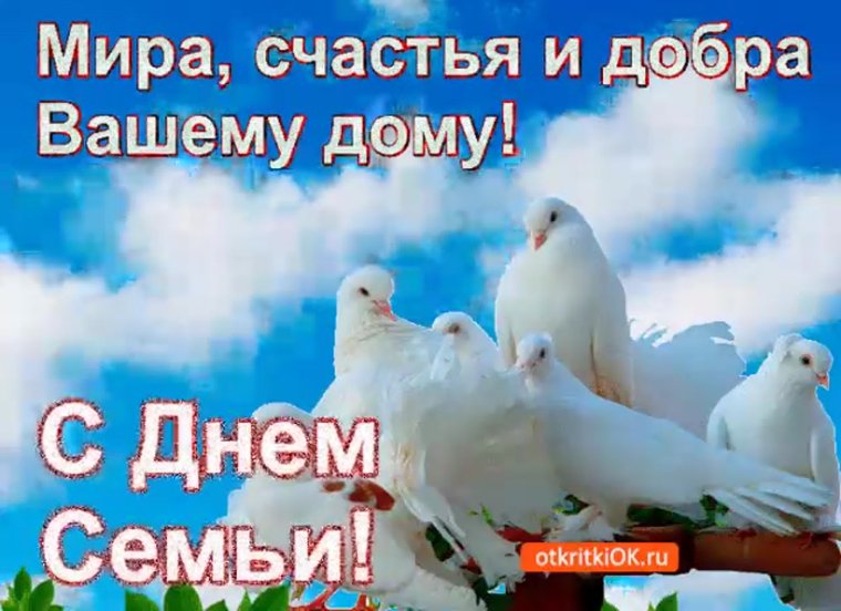 Мира добра и благополучия вашей семье