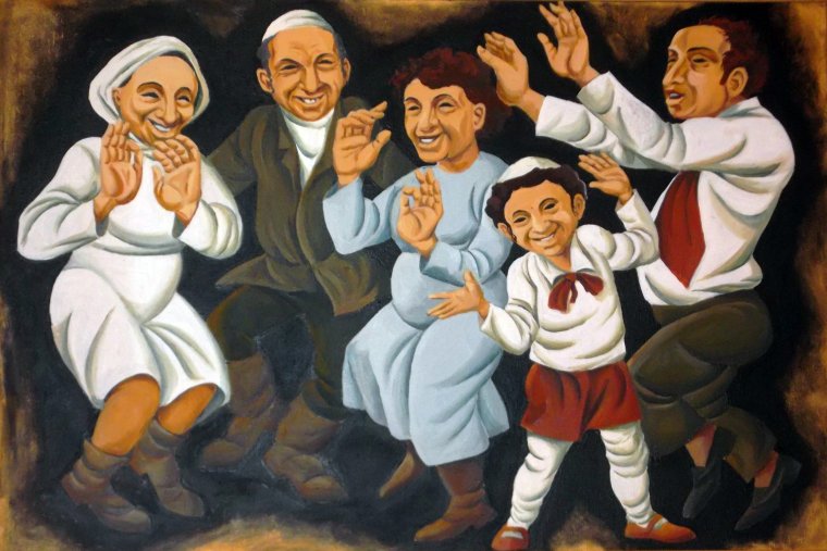Еврейские танцы в живописи