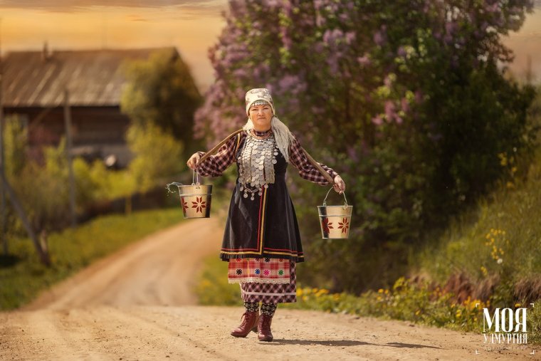 Удмурты на природе