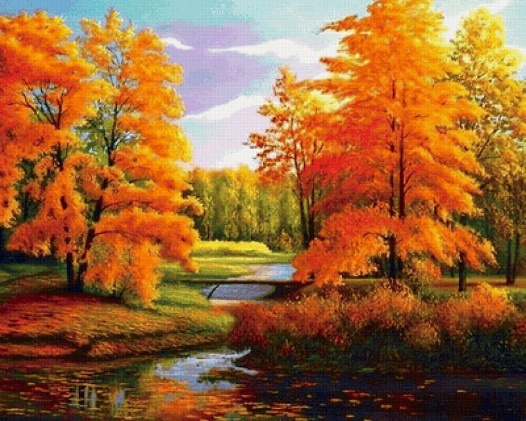 Пазлы Золотая осень