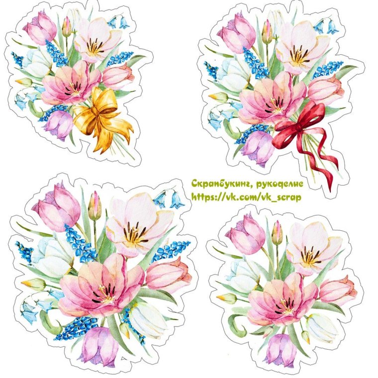 Наклейки для открыток Скрапбукинг