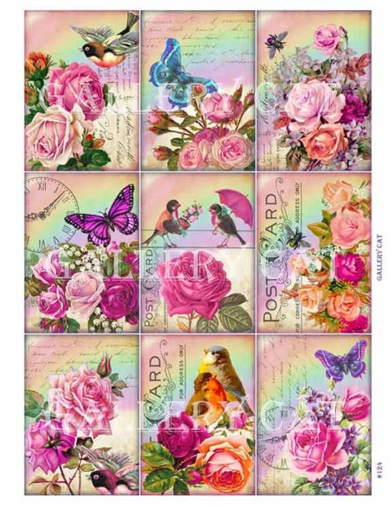 Цветочные карточки для скрапбукинга