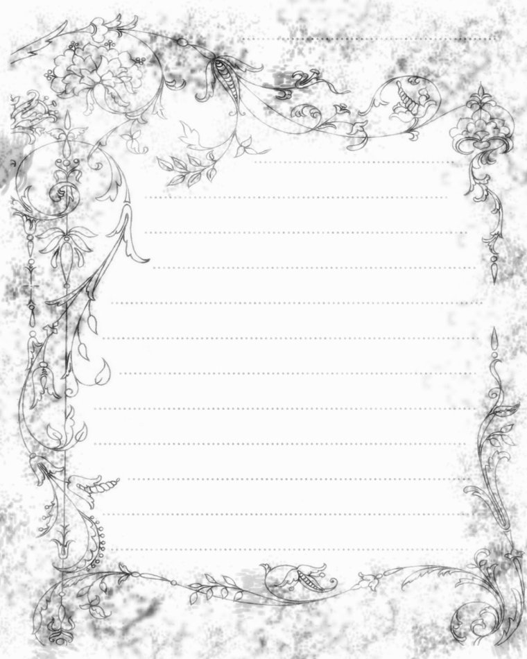 Красивый бланк для письма