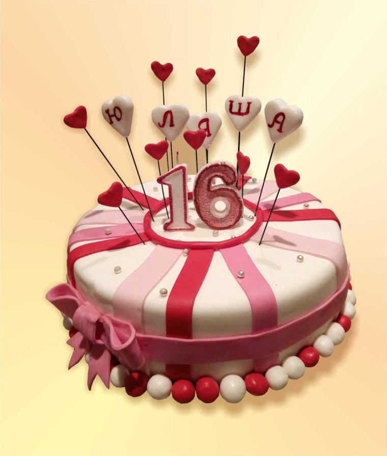 Торт для девочки 16 лет на день рождения