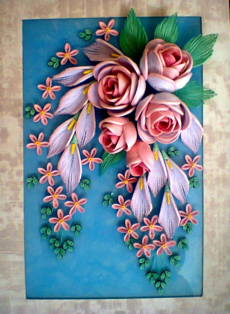Квиллинг цветы