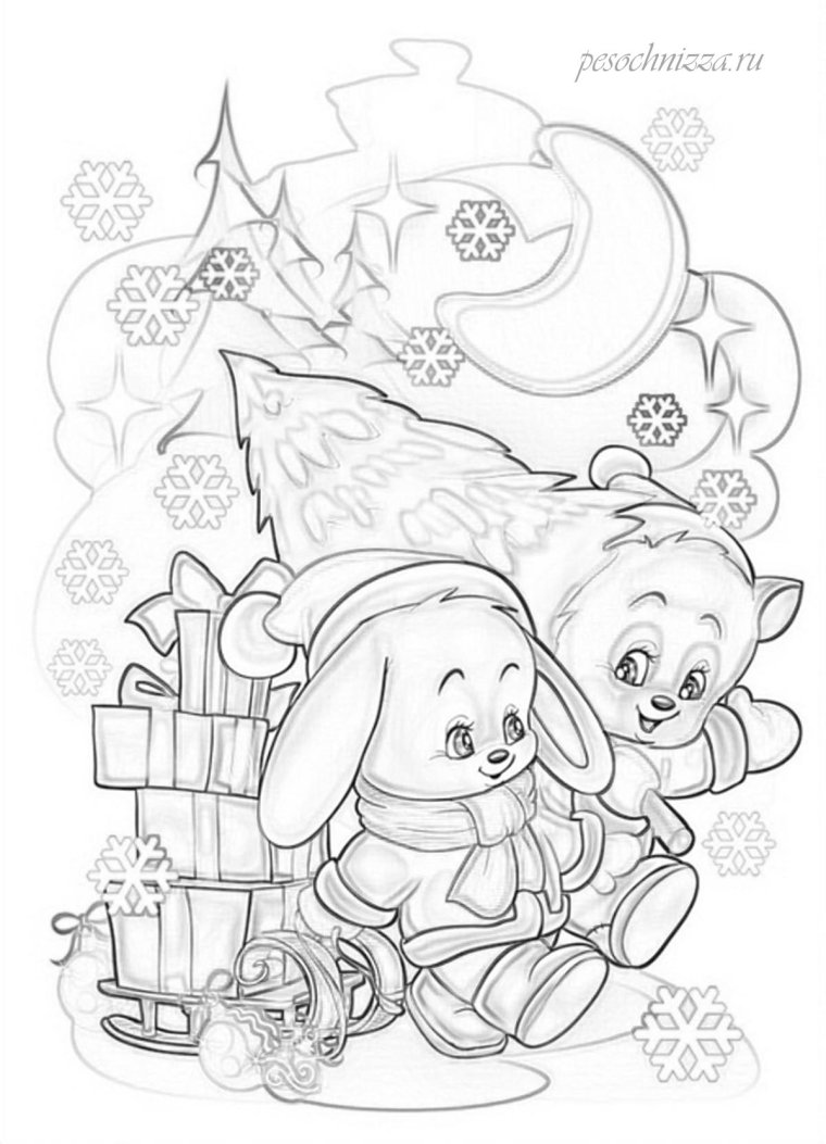 Раскраска 8 марта