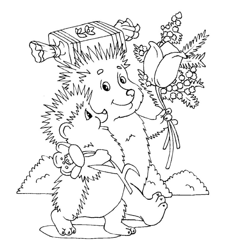 Открытки разукрашки