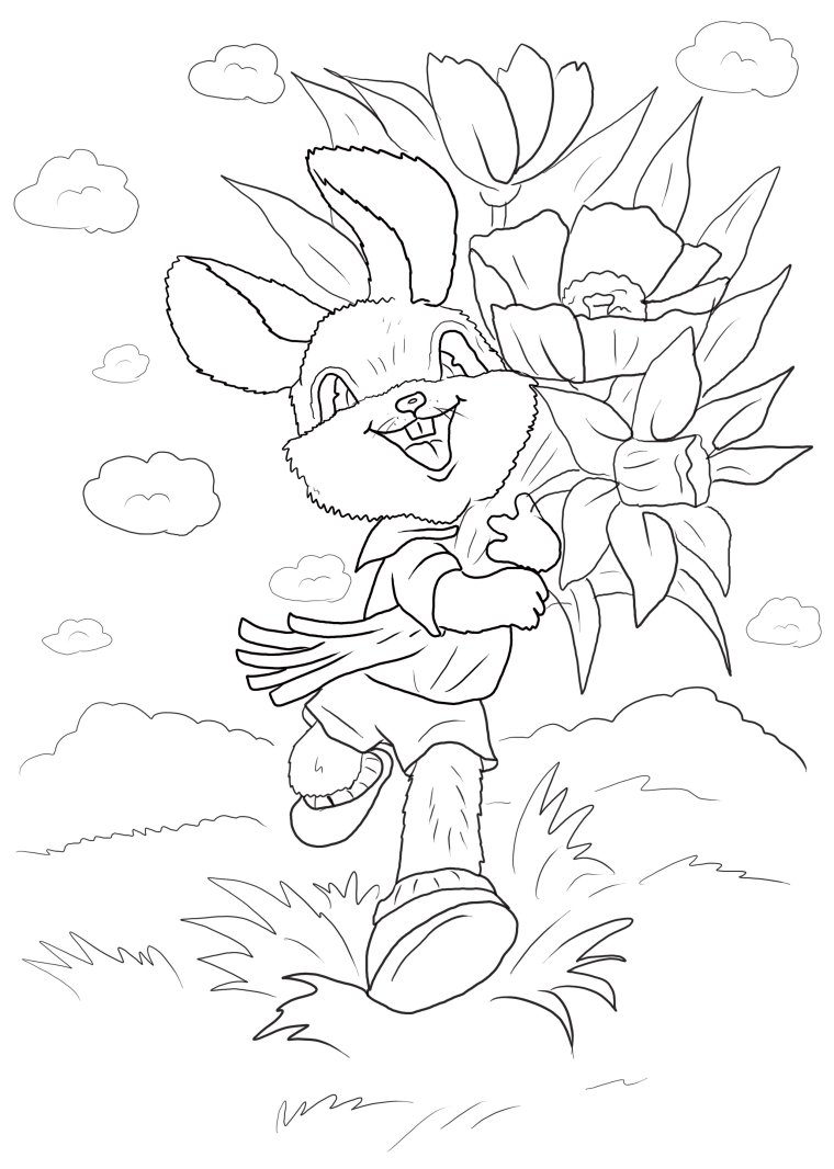 Разукрашка Винни пух Диснея