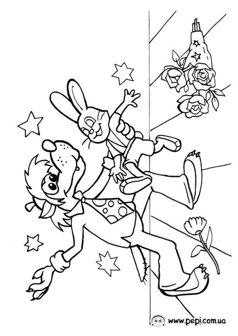 Раскраска 8 марта