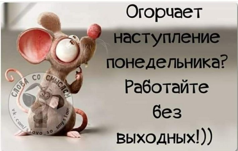 Смешное про понедельник
