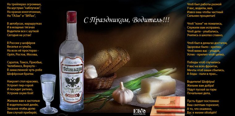 С днем водителя прикольные поздравления