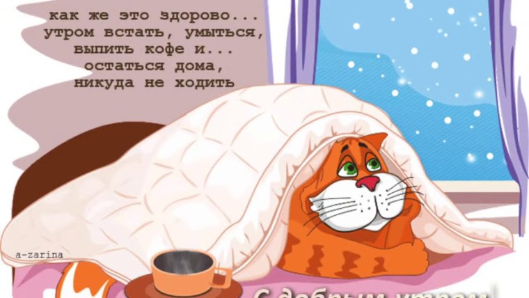 Проснулись с добрым утром