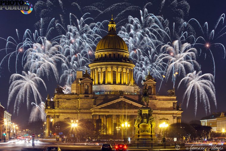 Рождественский Питер 18 век картина