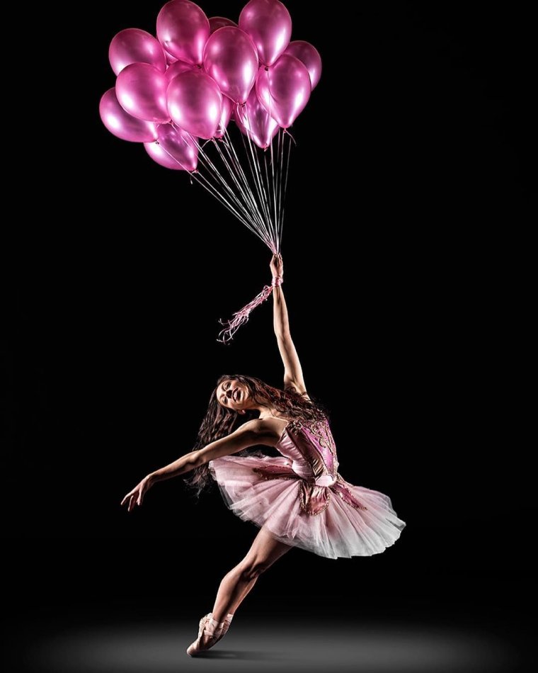 Балерина в цветах