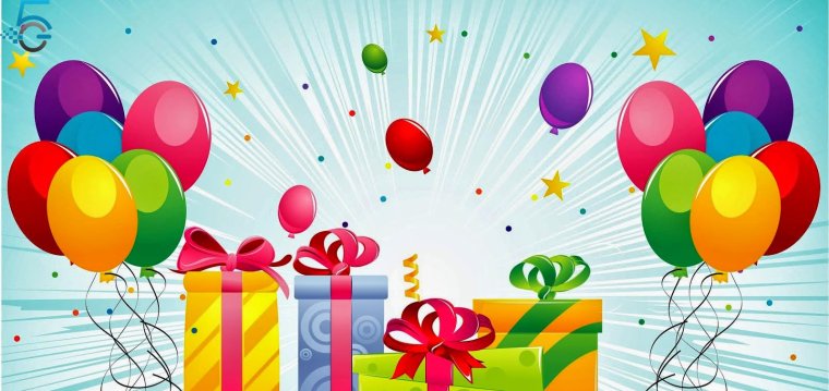 Открытка с днем рождения компании