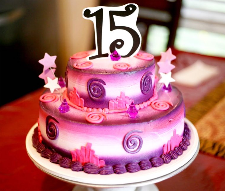 С днём рождения 15 лет