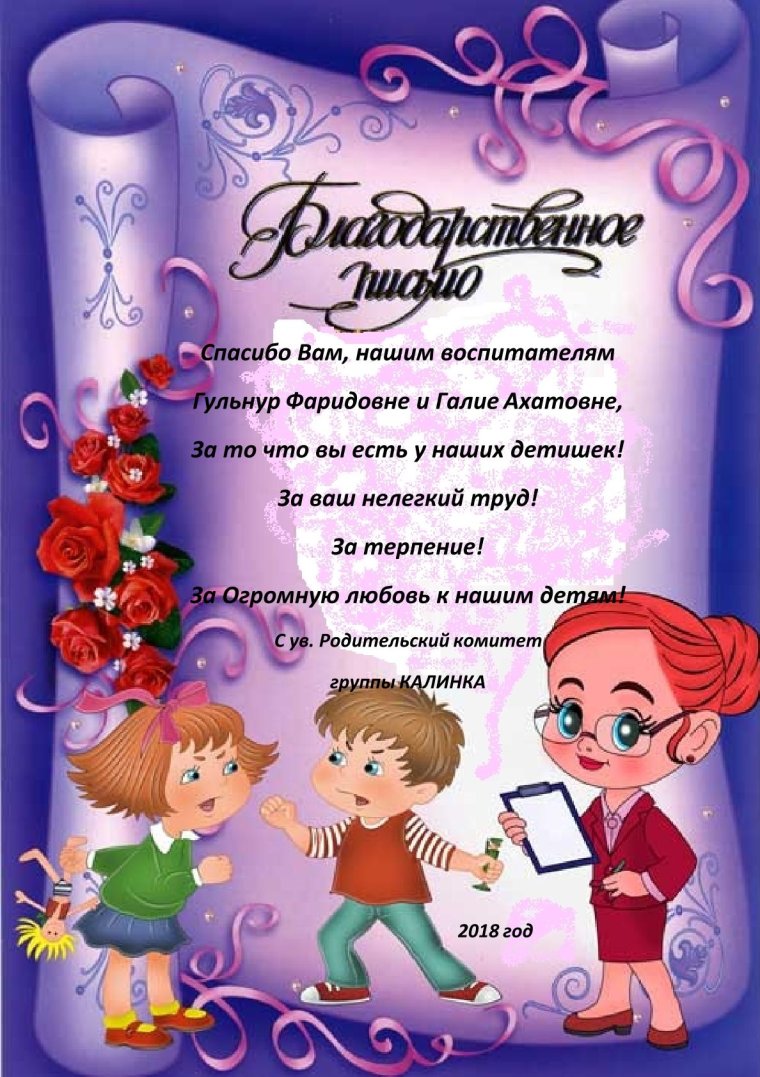 Поздравления с днём рождения воспитателю детского сада