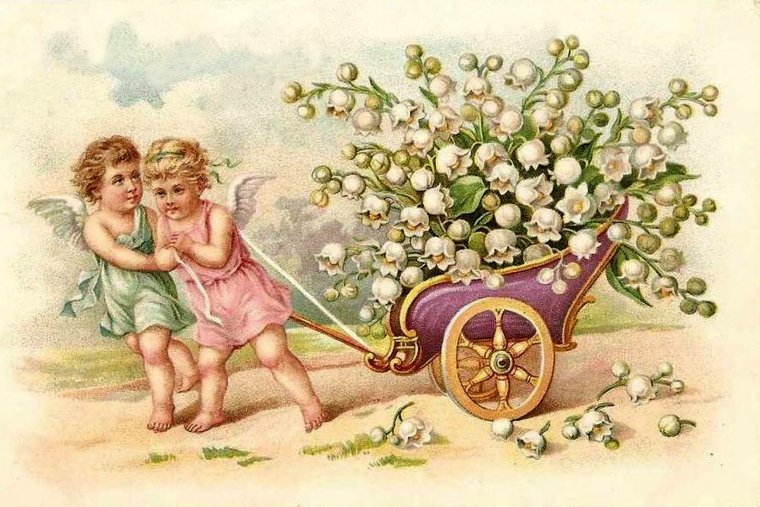 Старинные открытки с днем рождения