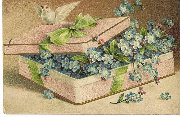 Винтажная открытка