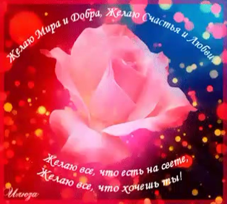 Открытка желаю счастья и любви