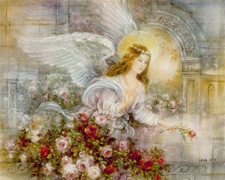 Лена Лиу художник ангел