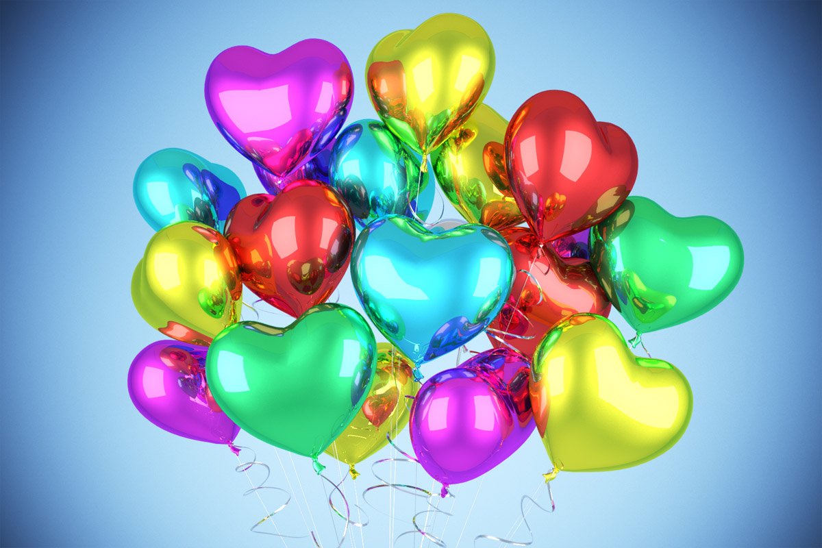 Открытка с днем рождения с воздушными шарами. Воздушный шарик. Шары с днем рождения. С днём рождения шарики. Открытка воздушные шарики.