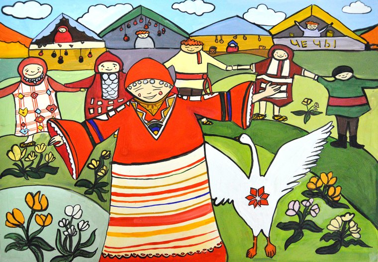 Удмуртия рисунок