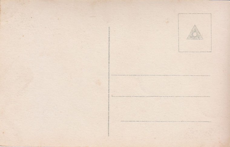 Макет почтовой открытки