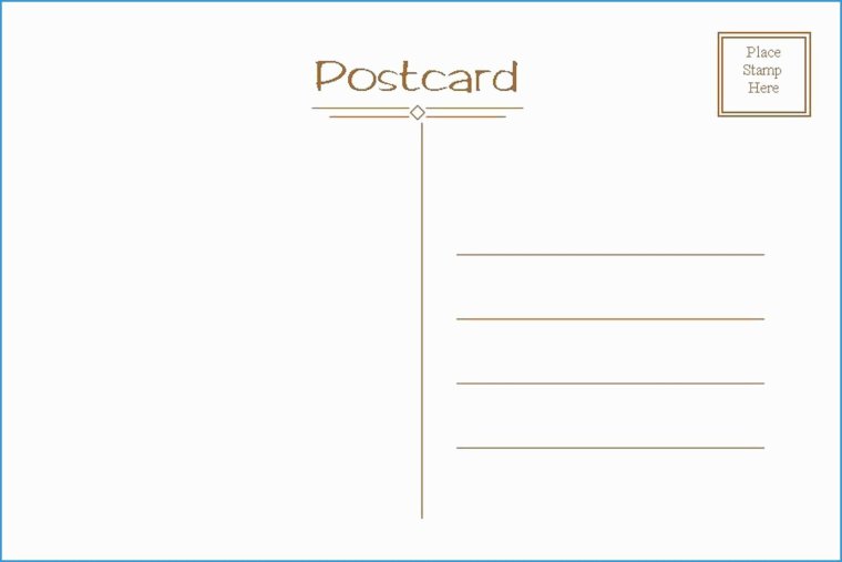 Почтовая открытка