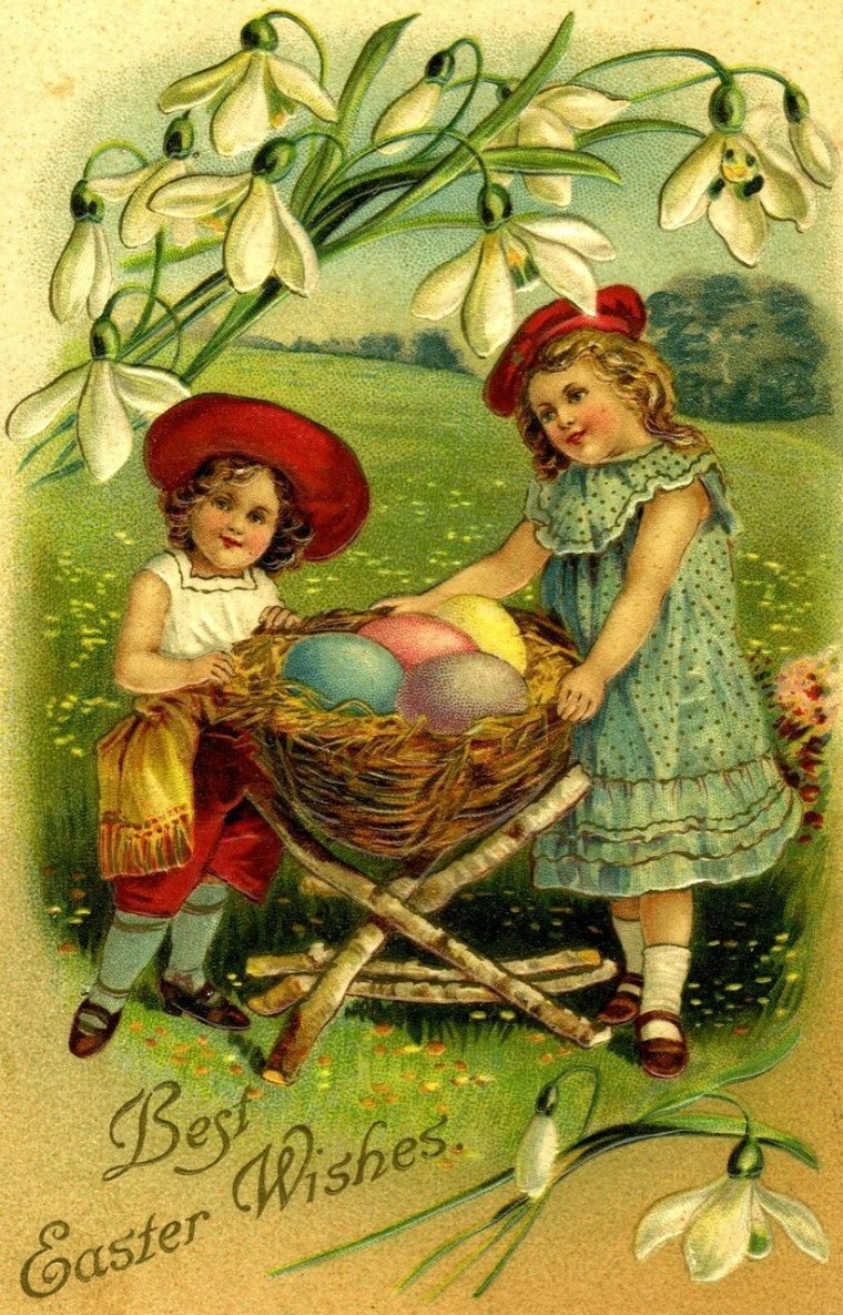 Дореволюционные открытки с днем рождения