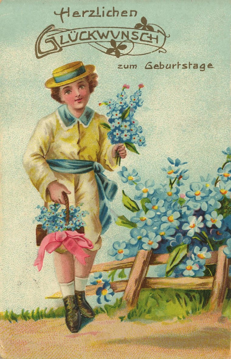 Немецкие пасхальные открытки